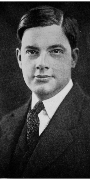 Joyce Kilmer’s Columbia University yearbook portrait, circa 1908