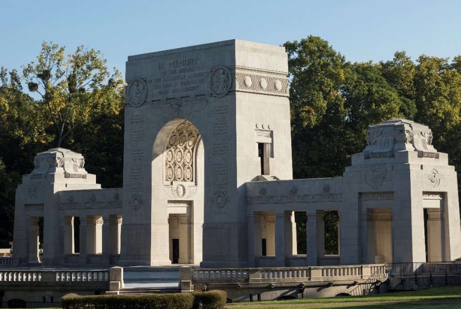 Picture of Lafayette Escadrille American Cemetery. Credits: American Battle Monuments Commission.