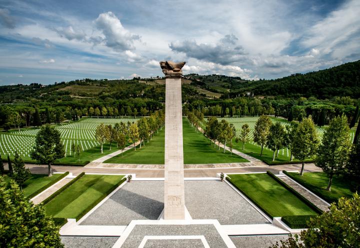 Overview of Florence American Cemetery -©ABMC-Don Savage