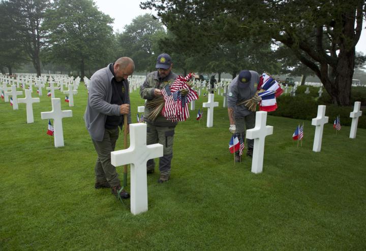 ABMC staff prepare for the 78th D-Day Anniversary at Normandy American Cemetery