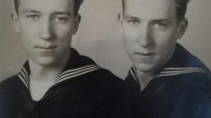 Historic photos showing Julius and Ludwig in Navy uniforms. 