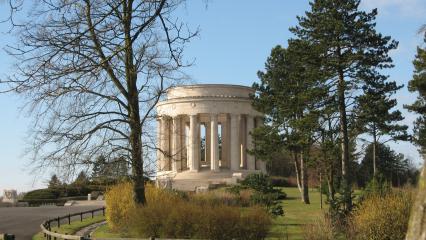 Montsec American Monument, seen from a distance.