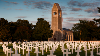 Brittany American Cemetery video