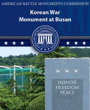 Korean War Monument at Busan brochure