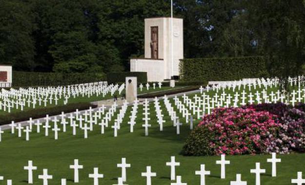 Luxembourg American Cemetery Lithograph