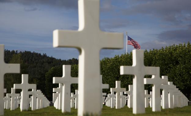 Graves at Epinal American Cemetery
